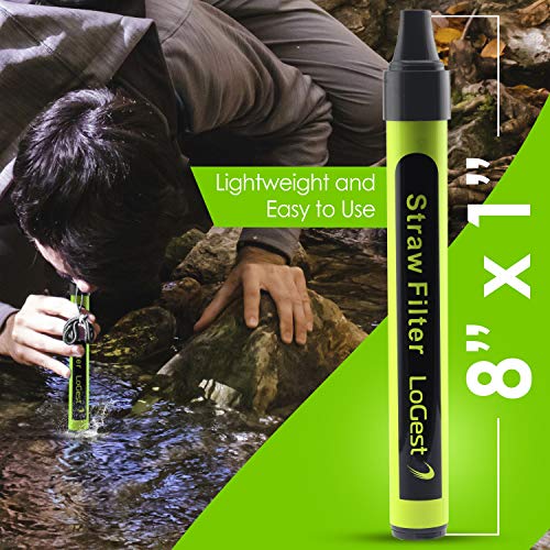 Logest 4 Packung Wasserfilter Straw