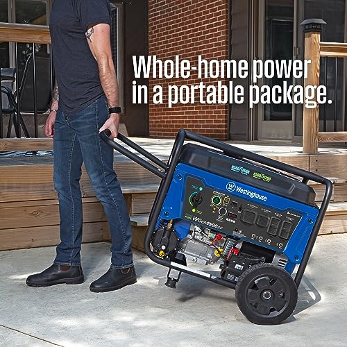 Westinghouse 12500 Watt Dual Fuel Home Backup Portable Generator Gas und Propan betrieben