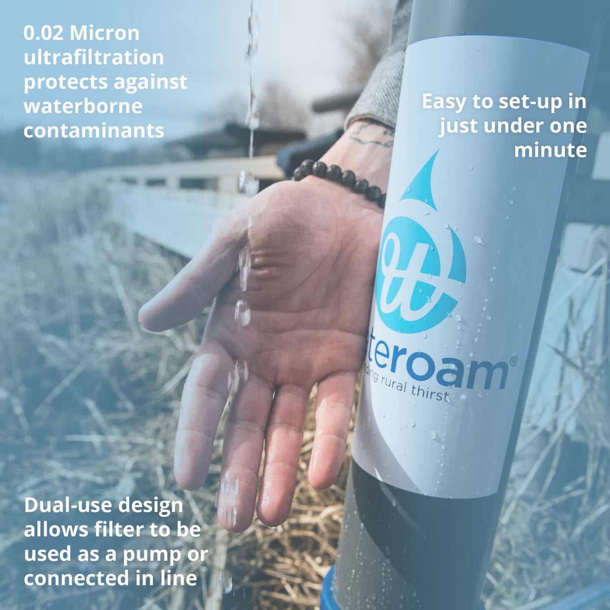 ROAM Filter Mini Portable Wasserfiltersystem