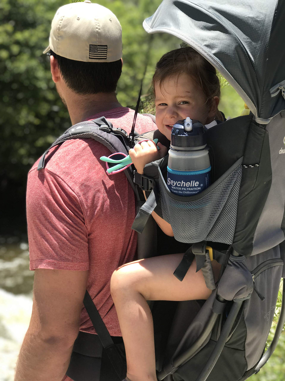 Seychelle Extreme Water Filter Flasche - Camping, Reisen, Wandern, Backpacking, Überleben und Notfall - entfernt Bakterien, Viren, radiologische Verunreinigungen - 794 g