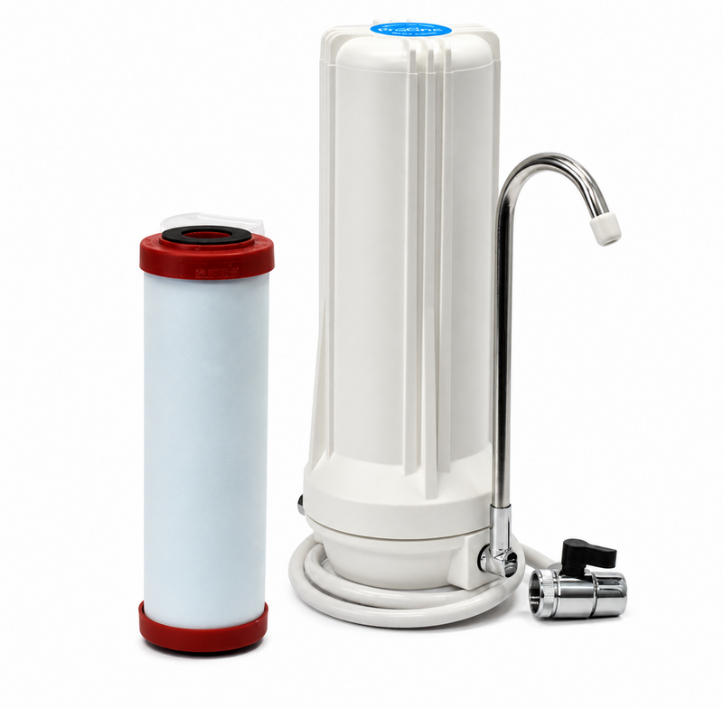 WASSERFILTERSYSTEME FÜR DIE ARBEITSPLATTE UND UNTER DER ARBEITSPLATTE