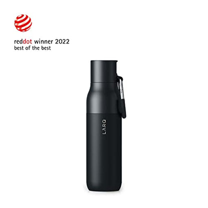 LARQ Flasche gefiltert - isolierte Wasserflasche aus rostfreiem Stahl 709 g