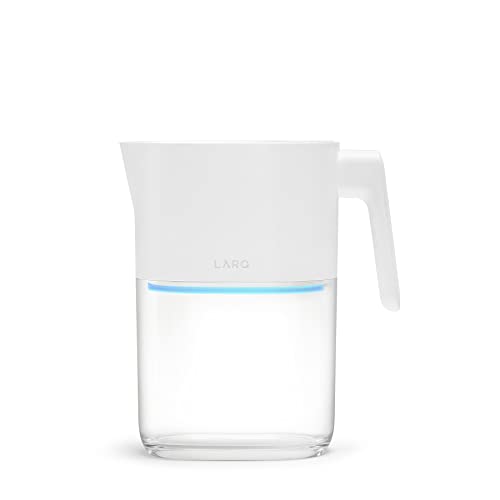 Reiner weißer gefilterter Wasser-Pitcher - selbstreinigend 1,9 Liter / 8 Tasse