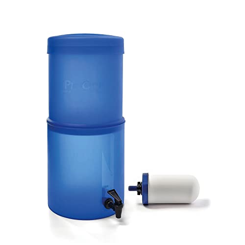ProOne Big II Gravity Water Filter, 2,5-Gallonen-Wasserfiltersystem mit 5-Zoll-Filter und BPA-freiem Spigot