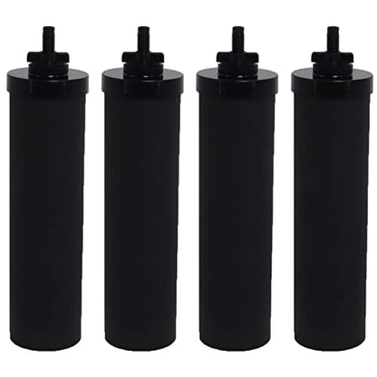 Wadoy Wasserfilter Kompatibel mit Berkey Wasserfilter System Black Element Cartridge (Paket von 4)