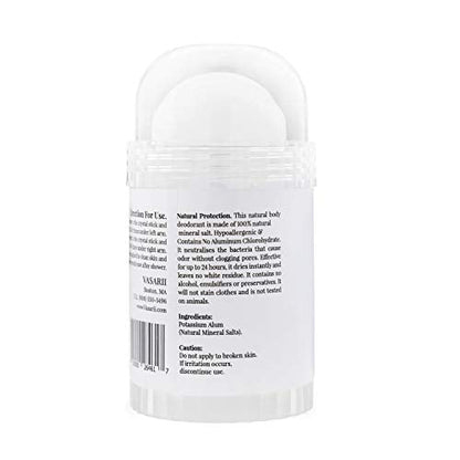 Thai Crystal Deodorant Stone – 2 Salz Deodorant Crystal Sticks, 12 g.