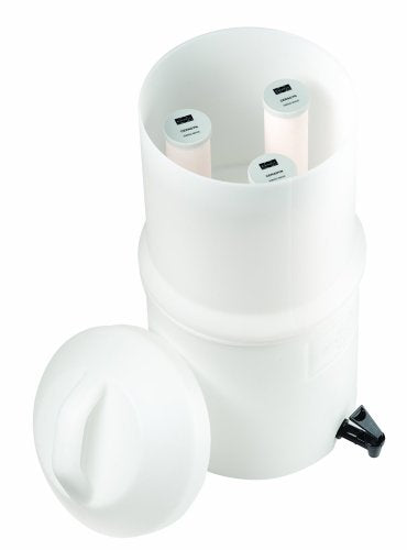TRK Drip Ceradyn Schwerkraft Persönlicher oder Gruppenwasserfilter, lang anhaltende bis zu 150.000 Liter, reinigungsfähige 0,2 Mikrometer Keramikelemente für Wohnmobile, Kabinen, Basislager und Notfallvorsorge