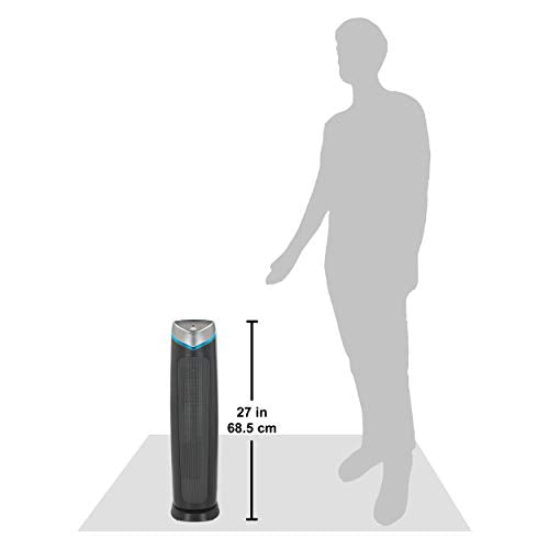 Germ Guardian AC5250PT 28 '3-in-1 True HEPA Filter Luftreiniger für Haus und Haustiere, Große Räume, UV-C Sanitizer, Filter Allergien, Rauch, Staub, Dander, & Gerüche, 5-Yr Wty, GermGuardian, Grau'