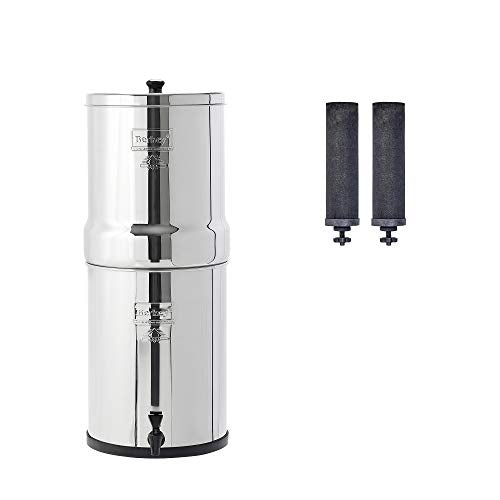 Imperial Berkey Schwerkraft-gefüttert Wasserfilter mit 2 Black Berkey Reinigungselemente
