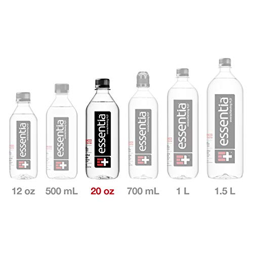 Essentia ionisiertes alkalisches Wasser in Flaschen; 591 ml (Paket von 24)