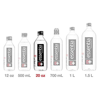 Essentia ionisiertes alkalisches Wasser in Flaschen; 591 ml (Paket von 24)