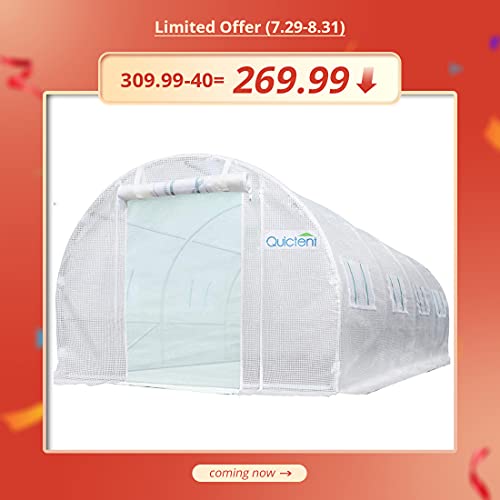 Quictent Upgrade 20'x10'x7' Portable Greenhouse