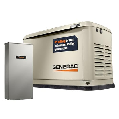 Generac 7228 18kW Air Cooled Guardian Series Home Standby Generator mit 200-Amp Transfer Switch