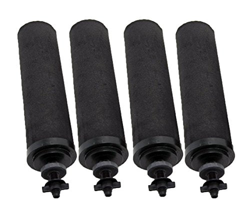 Berkey Authentic Black Berkey Purification Elements - Berkey Wasserreiniger Ersatzfilter (Paket von 4)