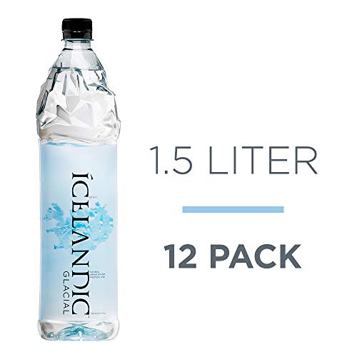 Isländisches Gletscher-Natürliches Frühlingsalkaliwasser, 1499 ml (Paket von 12)