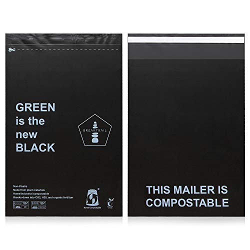 Kompostierbares Poly Mailer Pack von 100 Zoll Größe 11 x 15 Zoll Bioabbaubarer Postumschlag