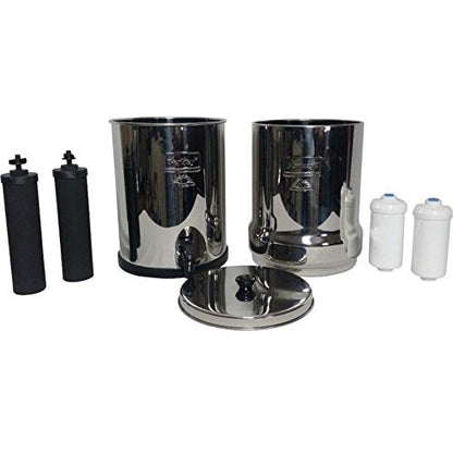 REISENBRKEIWASSERFILTER MIT 2 SCHWARZBRKEIFILTERN UND 2 PF2-FLEUCHTFILTERN
