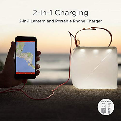 LuminAID PackLite Max 2-in-1 Camping Laterne und Telefonladegerät
