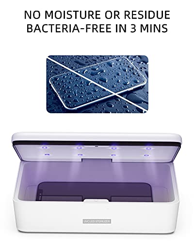 UV Light Sanitizer Box, UV-C Sterilizer Box, UV Phone Sanitizer Box für Smartphone, Schmuck und Haushaltsartikel