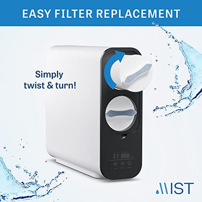 Umkehrosmose unter Sink Compact Tankless RO Wasserfiltersystem, Dual-Filter