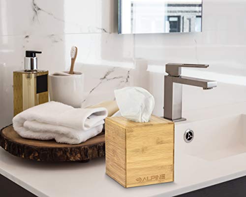 Alpine Industries Umweltfreundlich Bambus Square Tissue Box Abdeckung
