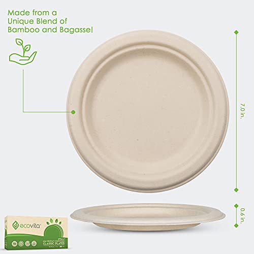 100% kompostierbare Papierplatten [7 in.]