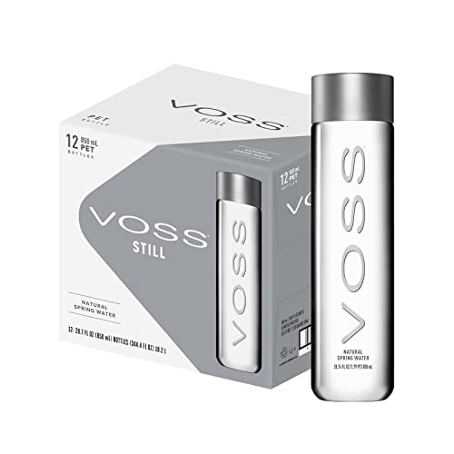 VOSS Still Water - Premium Natürlich Reines Wasser - 849 ml (Paket von 12)