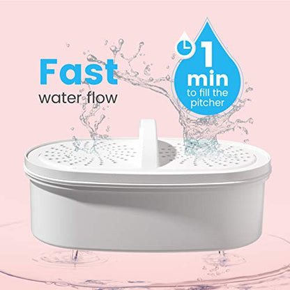 Elfin 5-Cup Wasserfilter-Pitcher mit 1 Filter