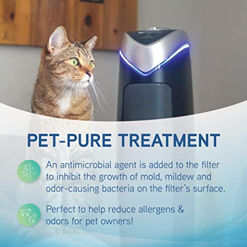 Germ Guardian AC5250PT 28 '3-in-1 True HEPA Filter Luftreiniger für Haus und Haustiere, Große Räume, UV-C Sanitizer, Filter Allergien, Rauch, Staub, Dander, & Gerüche, 5-Yr Wty, GermGuardian, Grau'