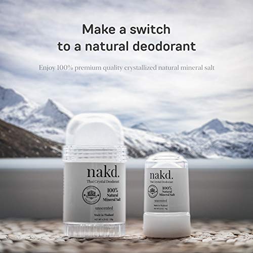 Thai Crystal Deodorant Stone – 2 Salz Deodorant Crystal Sticks, 12 g.