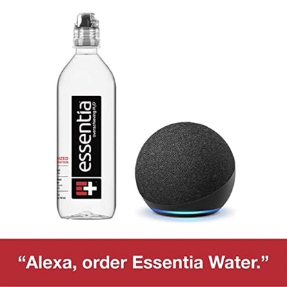 Essentia-Flaschenwasser, ionisiertes alkalisches Wasser; 99,9% rein, mit Elektrolyten angereichert, 9,5 pH oder höher mit einem sauberen, glatten Geschmack, 7 ml (Paket von 24)