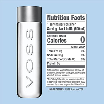 VOSS Still Water - Premium Natürlich Reines Wasser - 849 ml (Paket von 12)