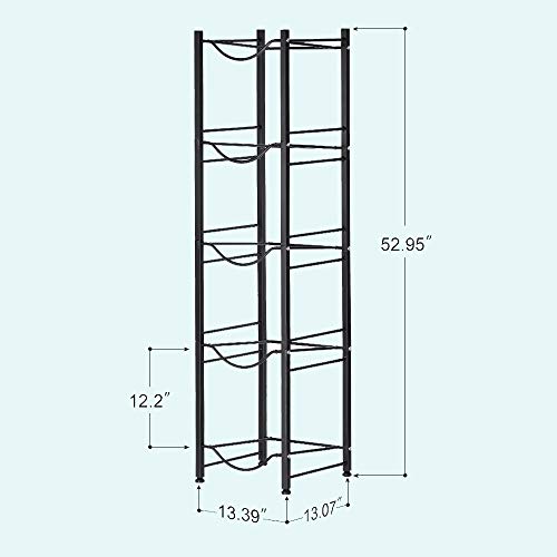 Nandae Water Cooler Jug Rack, 5-Tier Heavy Duty Water Bottle Holder (Deutsche Ausgabe)