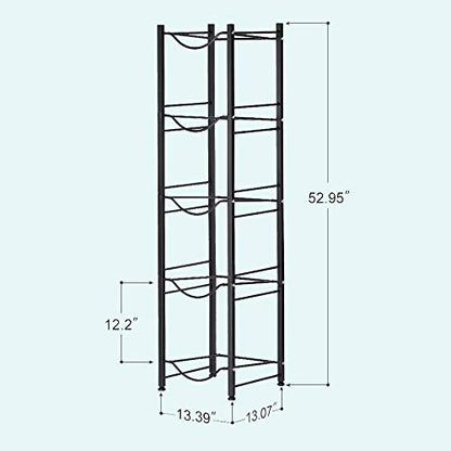 Nandae Water Cooler Jug Rack, 5-Tier Heavy Duty Water Bottle Holder (Deutsche Ausgabe)