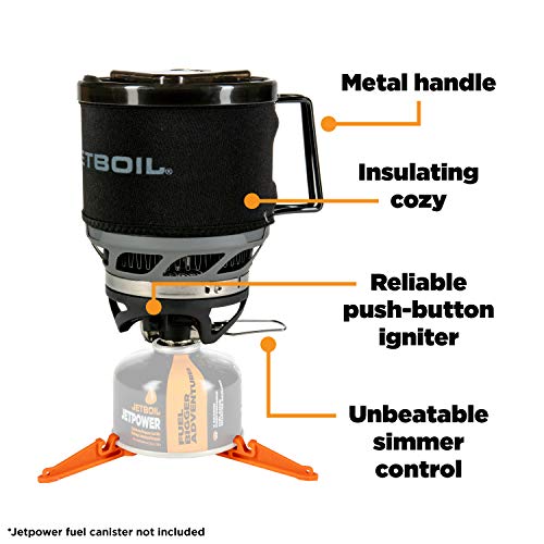 Jetboil MiniMo Camping und Backpacking Herd Kochsystem