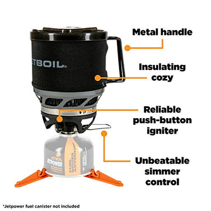 Jetboil MiniMo Camping und Backpacking Herd Kochsystem