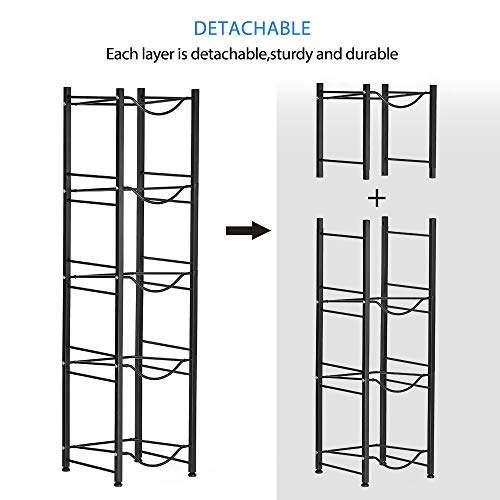 Nandae Water Cooler Jug Rack, 5-Tier Heavy Duty Water Bottle Holder (Deutsche Ausgabe)