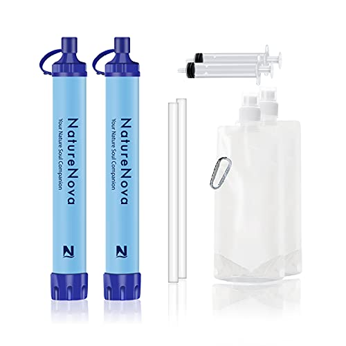 NatureNova Persönlicher Wasserfilter (2 Packung)