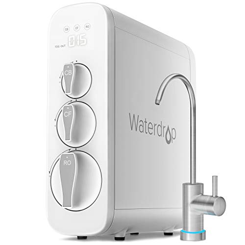 Wassertropfen RO Reverse Osmose Trinkwasser Filtrationssystem