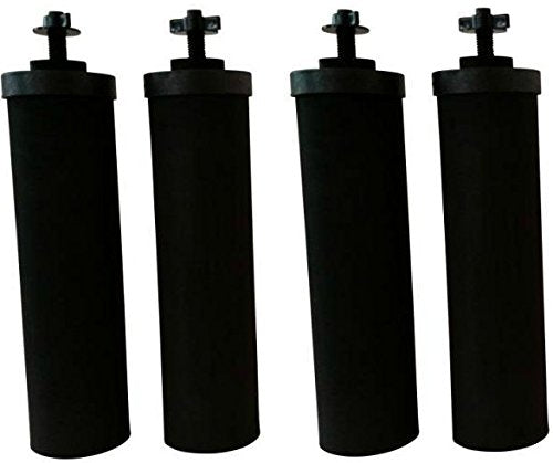 Berkey Authentic Black Berkey Purification Elements - Berkey Wasserreiniger Ersatzfilter (Paket von 4)