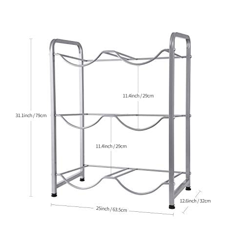 Ationgle 5 Gallonen Wasserkühler Jug Rack für 6 Flaschen