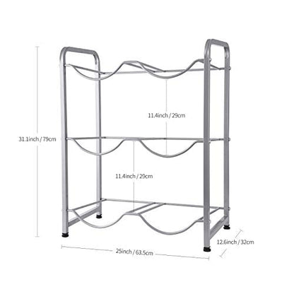 Ationgle 5 Gallonen Wasserkühler Jug Rack für 6 Flaschen