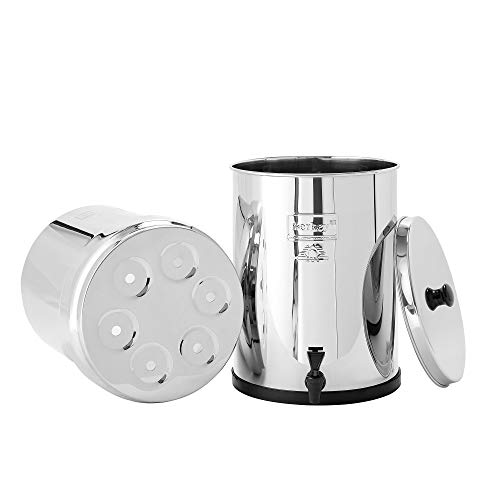 Imperial Berkey Schwerkraft-gefüttert Wasserfilter mit 2 Black Berkey Reinigungselemente