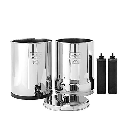 Imperial Berkey Schwerkraft-gefüttert Wasserfilter mit 2 Black Berkey Reinigungselemente