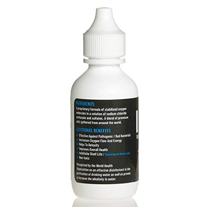ION Alkalisches Wasser Tropfen pH-Booster | 7+ Jahre Wasserlagerung Behandlung & Reinigung Tropfen für das Trinken