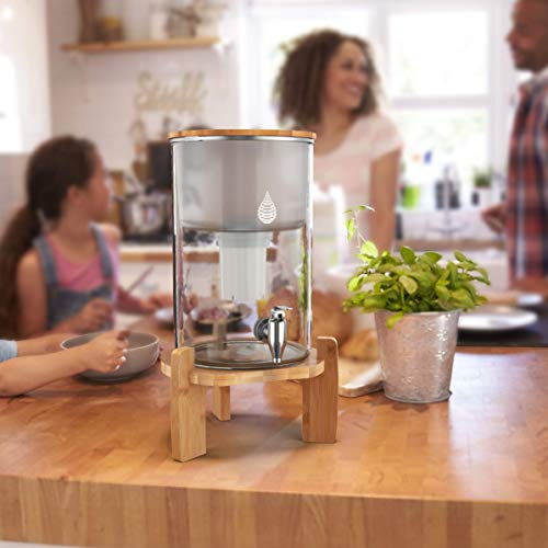 pH-Recharge Glas Alkalische Wasserfilter Dispenser | Countertop Wasserfiltersystem