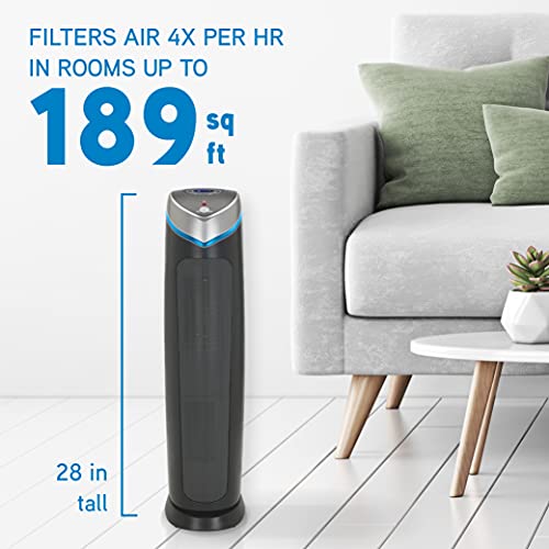 Germ Guardian AC5250PT 28 '3-in-1 True HEPA Filter Luftreiniger für Haus und Haustiere, Große Räume, UV-C Sanitizer, Filter Allergien, Rauch, Staub, Dander, & Gerüche, 5-Yr Wty, GermGuardian, Grau'