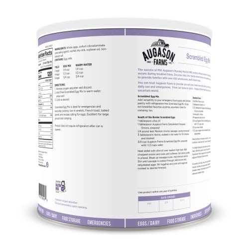 Augason Farms Scrambled Egg Mix 0,91 kg. 113 g.
