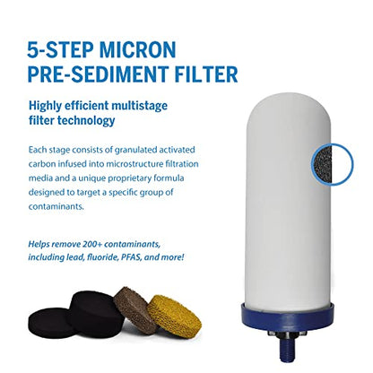 ProOne G2.0 7-Zoll-Schwerkraftwasserersatzfilter