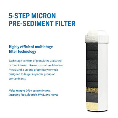 ProOne ProMax Unterwasserfilter, Unterwasserfiltersystem (Wasserhahn inbegriffen)